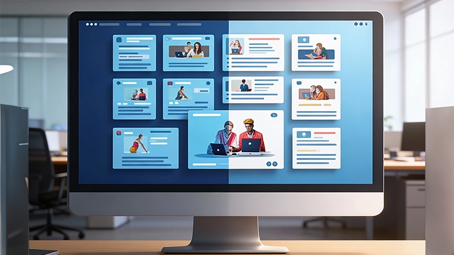 Low ad CTR due to repetitive visuals